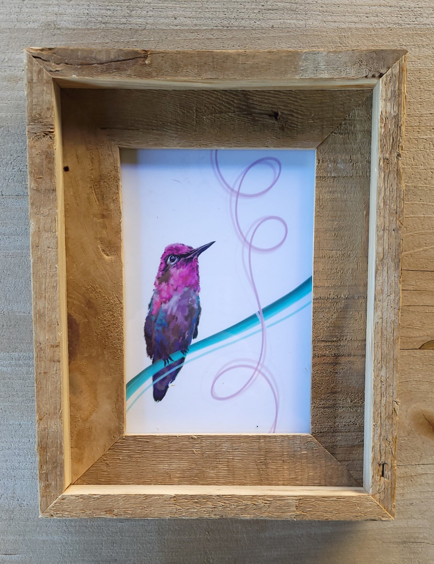 Margo - The Pink Hummingbird - Fine Art Print