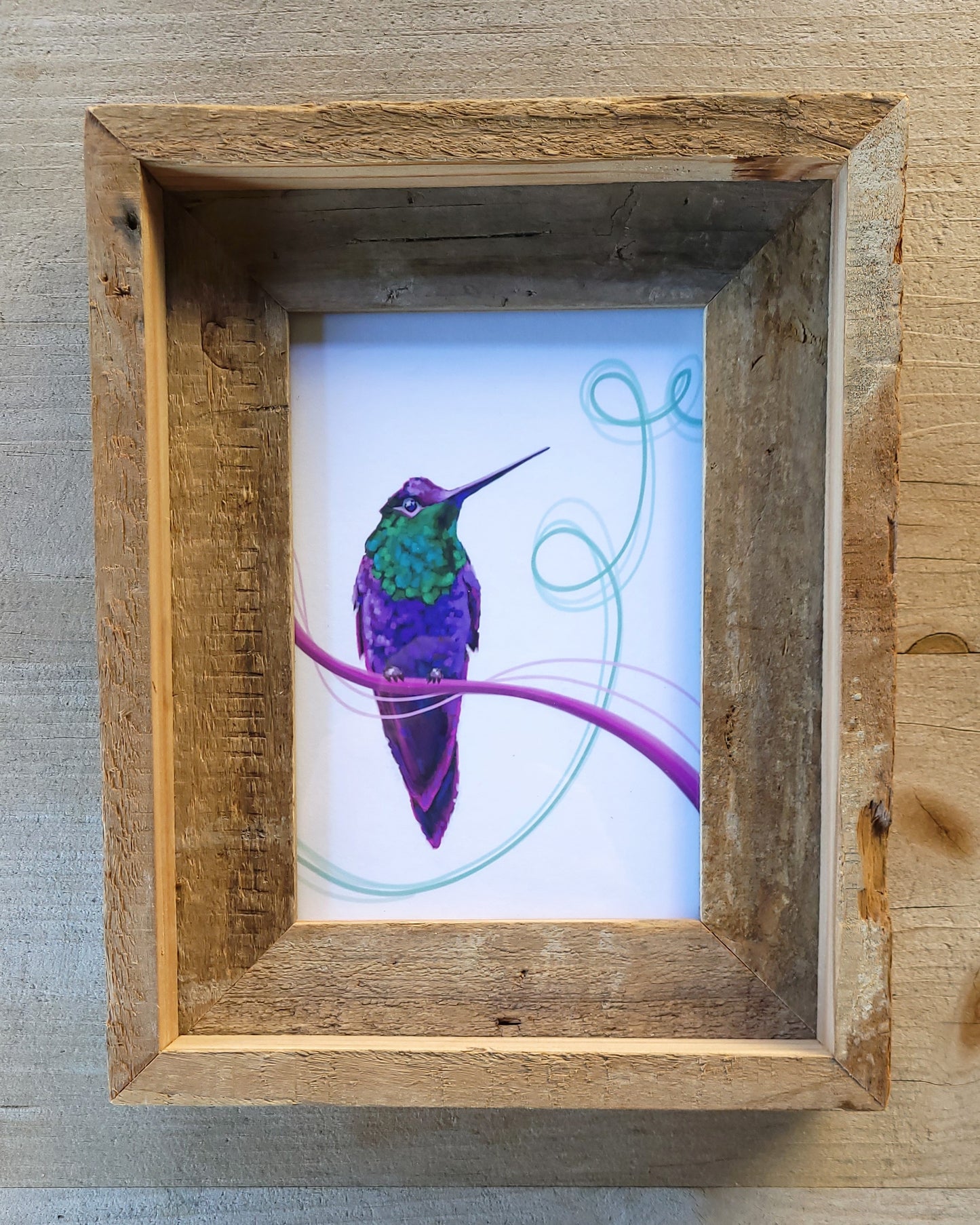 Penelope - The Purple Hummingbird - Fine Art Print