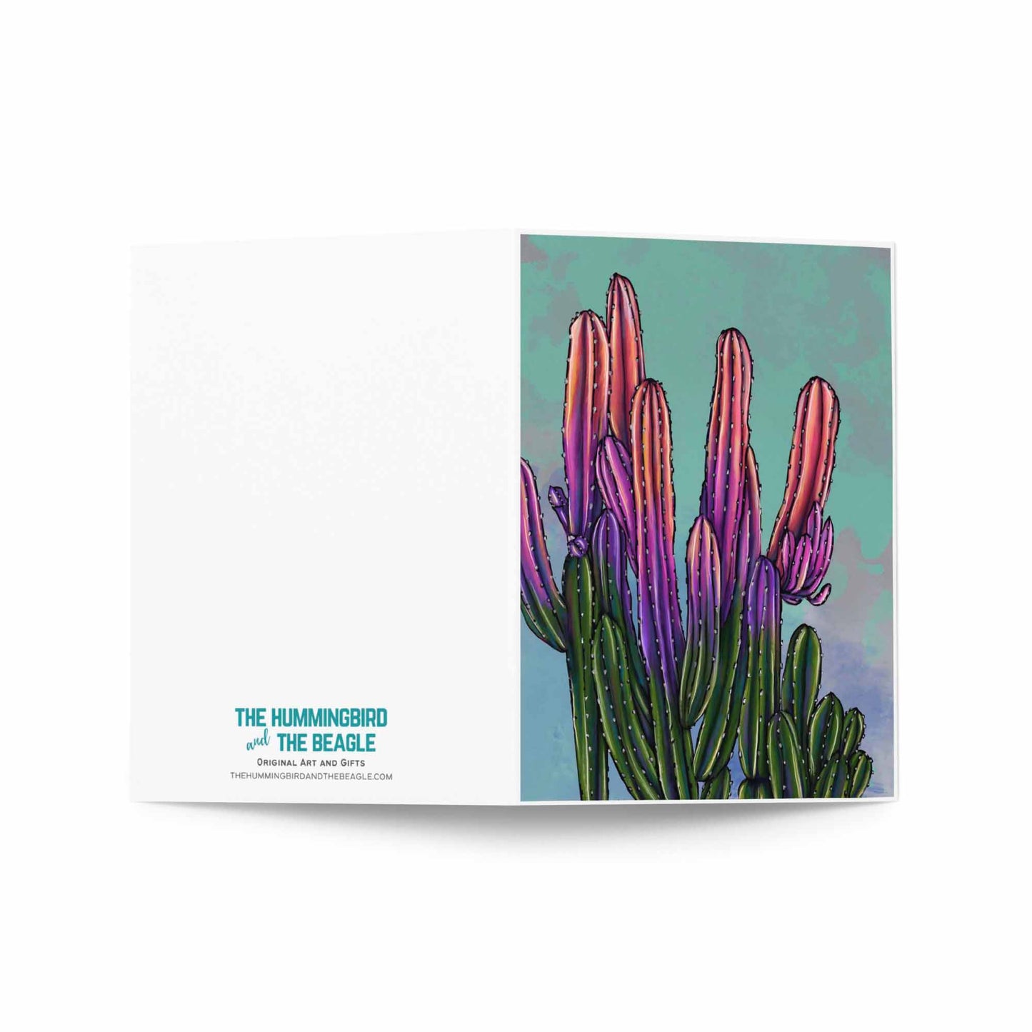 Colorful Cactus II Greeting Card