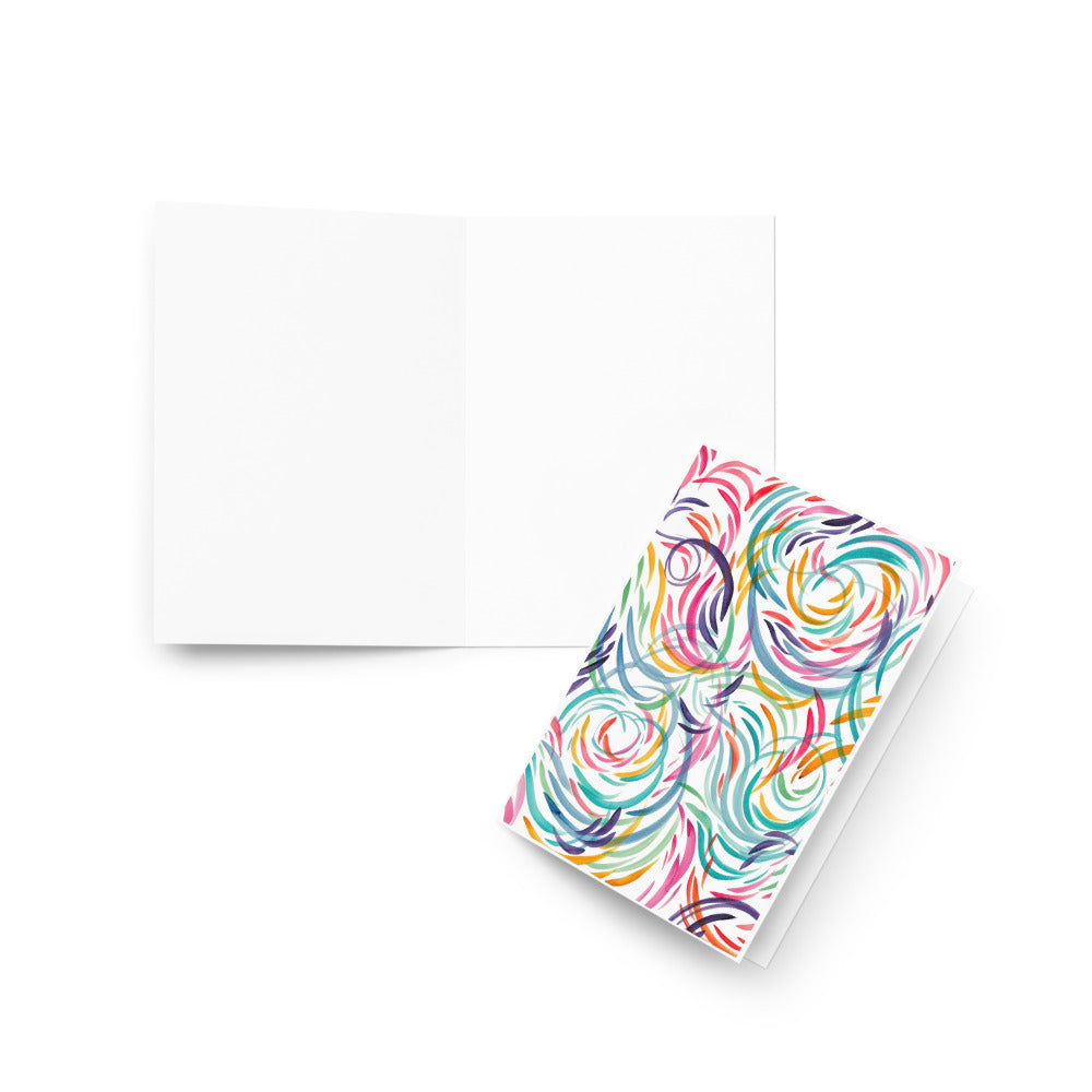 Growing Flowers Greeting Card