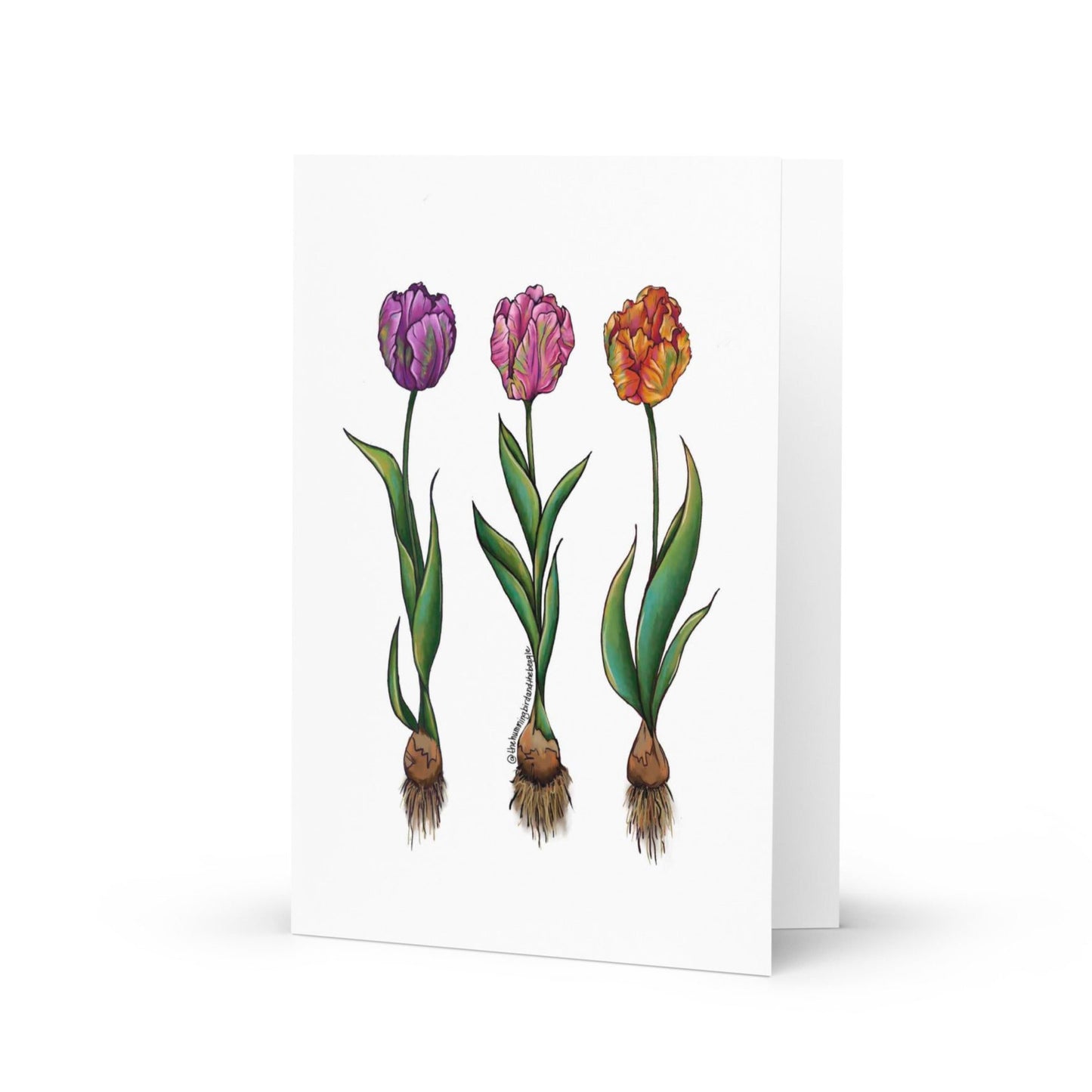 Tulip Trio Greeting Card