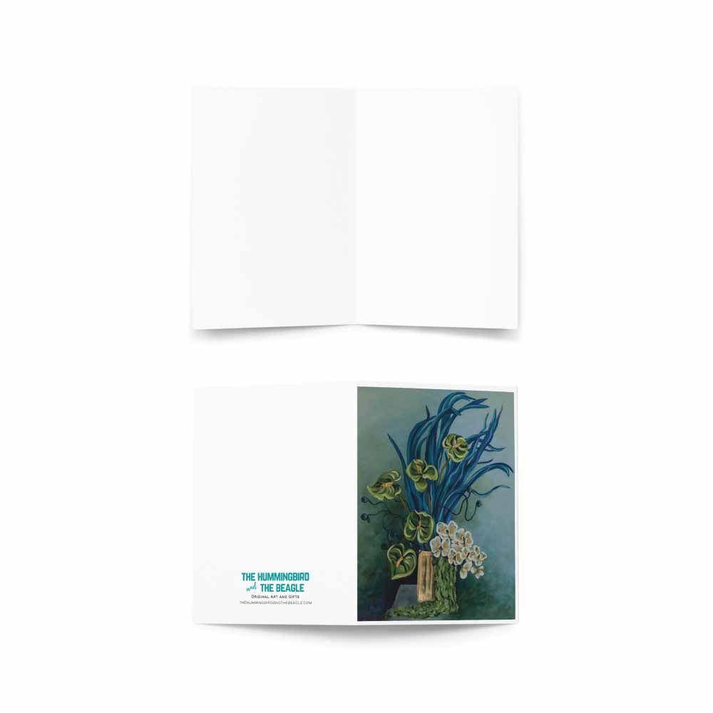 Green Goddess Greeting Card