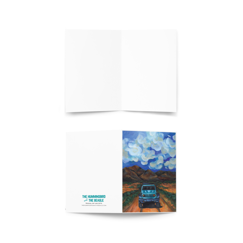 Jeep Greeting Card