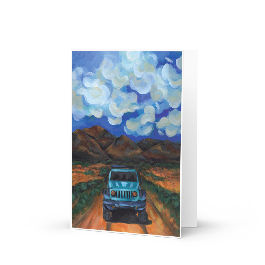 Jeep Greeting Card