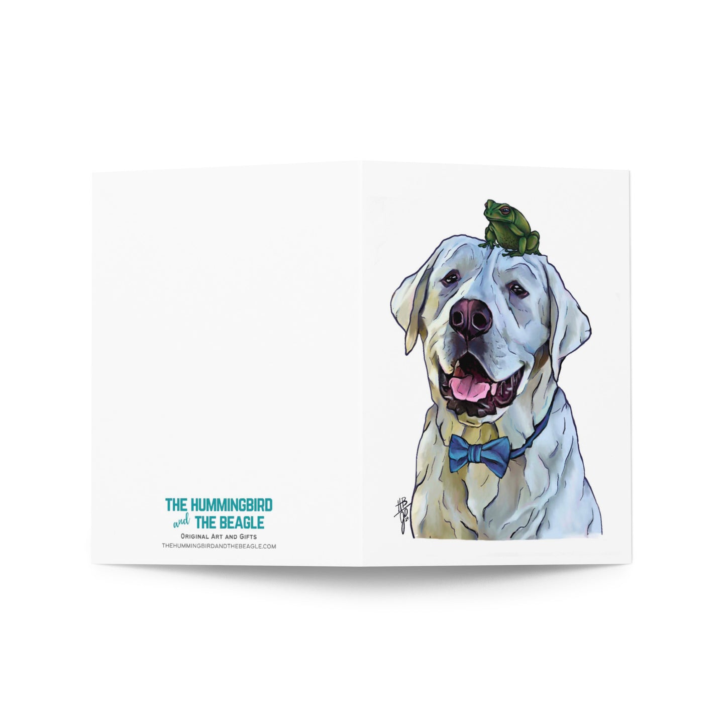 Snowball and Jameson Greeting Card