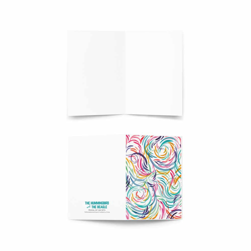 Growing Flowers Greeting Card