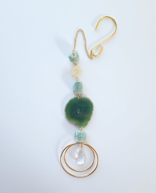 Window Charm - Green Aventurine