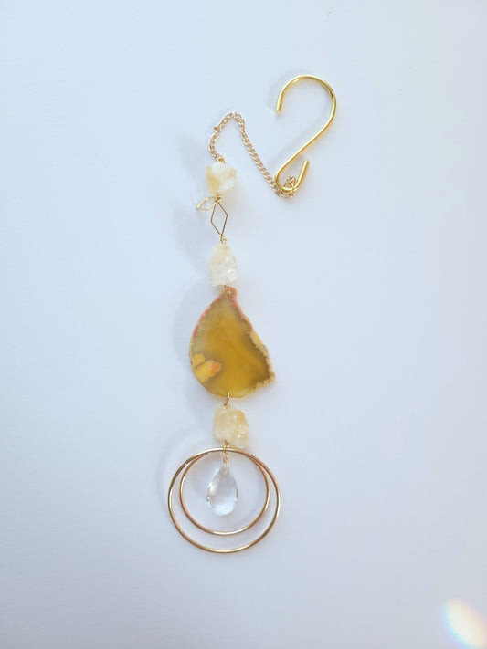 Window Charm - Citrine