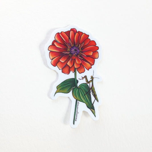 Zinnia and Friend Sticker