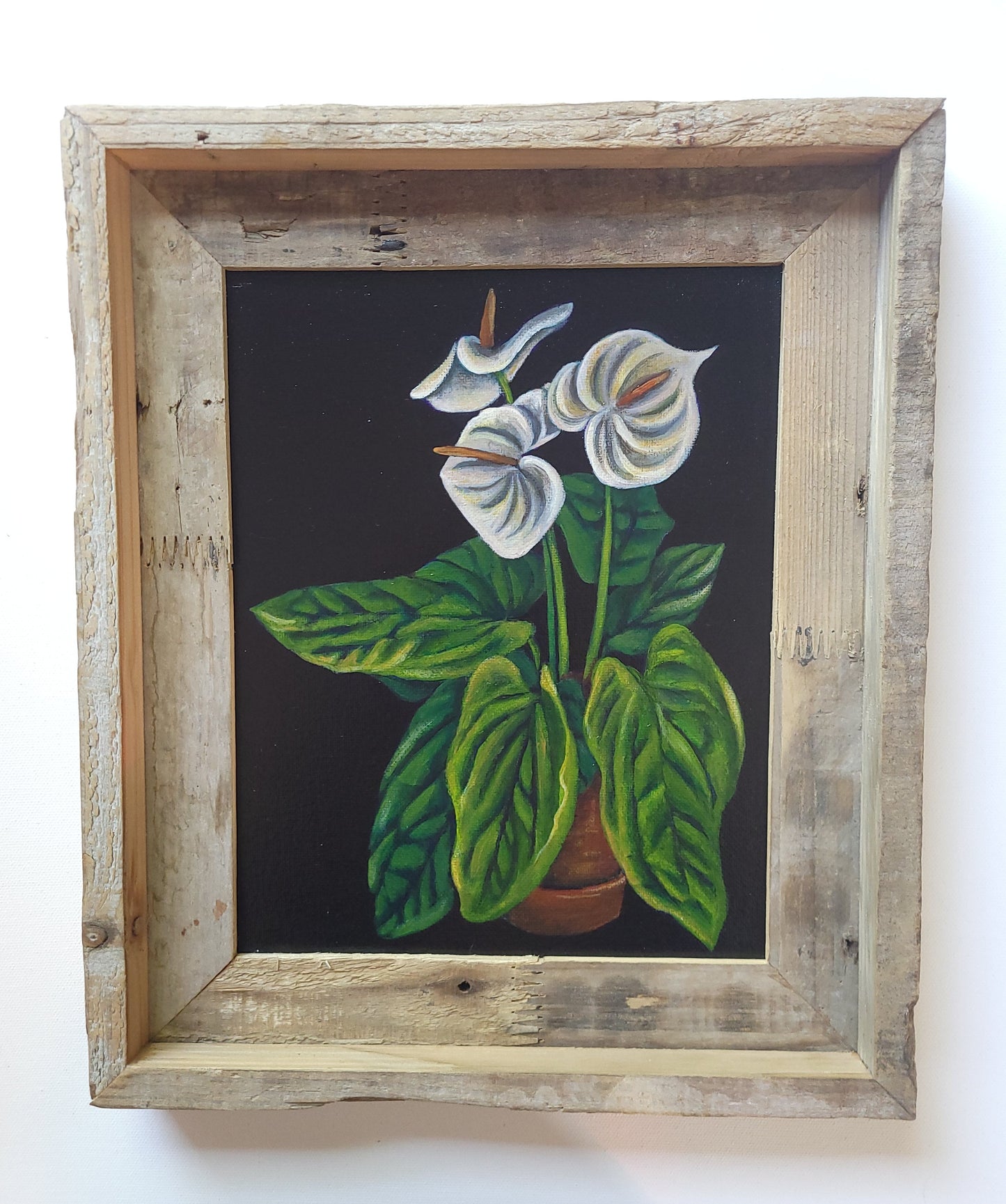8x10 Framed Anthurium