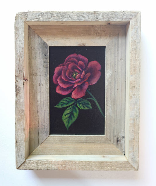 4x6 Framed Mini Rose
