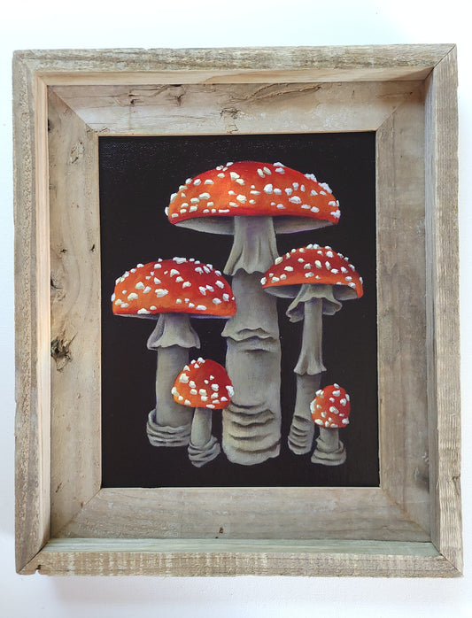 8x10 Group of Mushrooms II