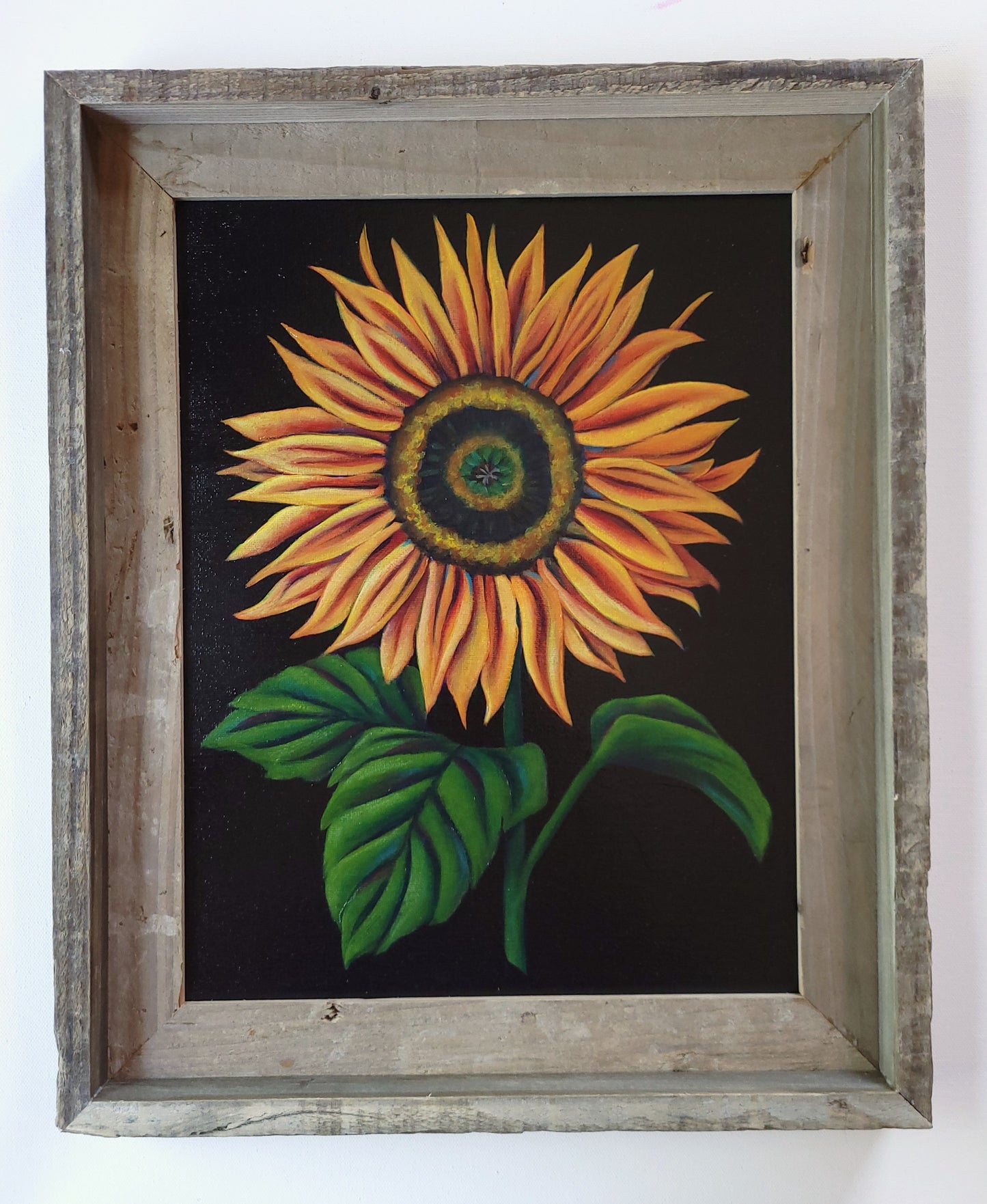 11x14 Framed Sunflower IV