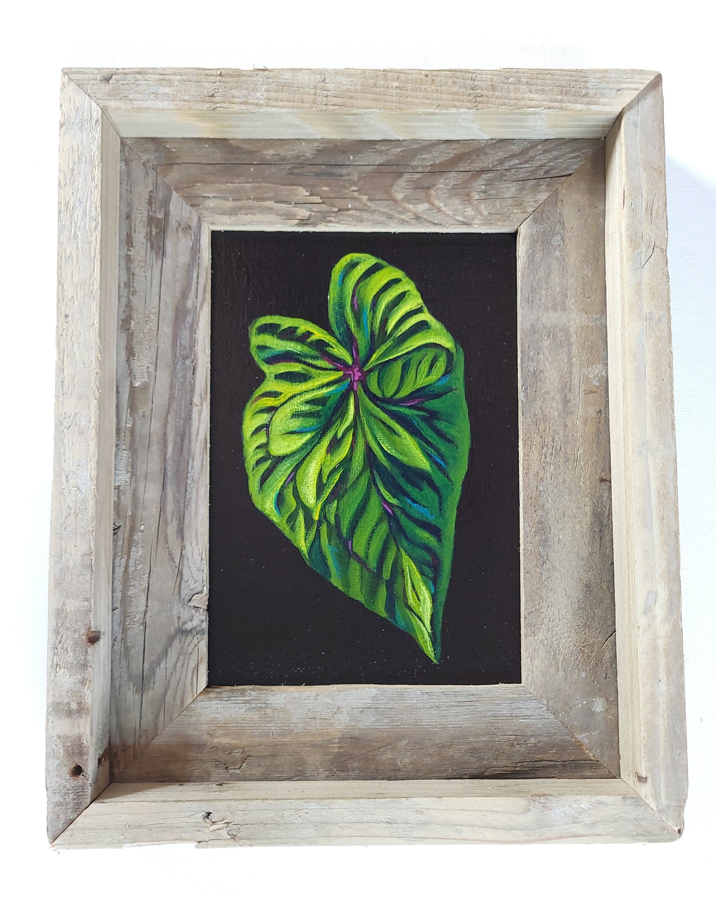 5x7 Framed Elephant Leaf