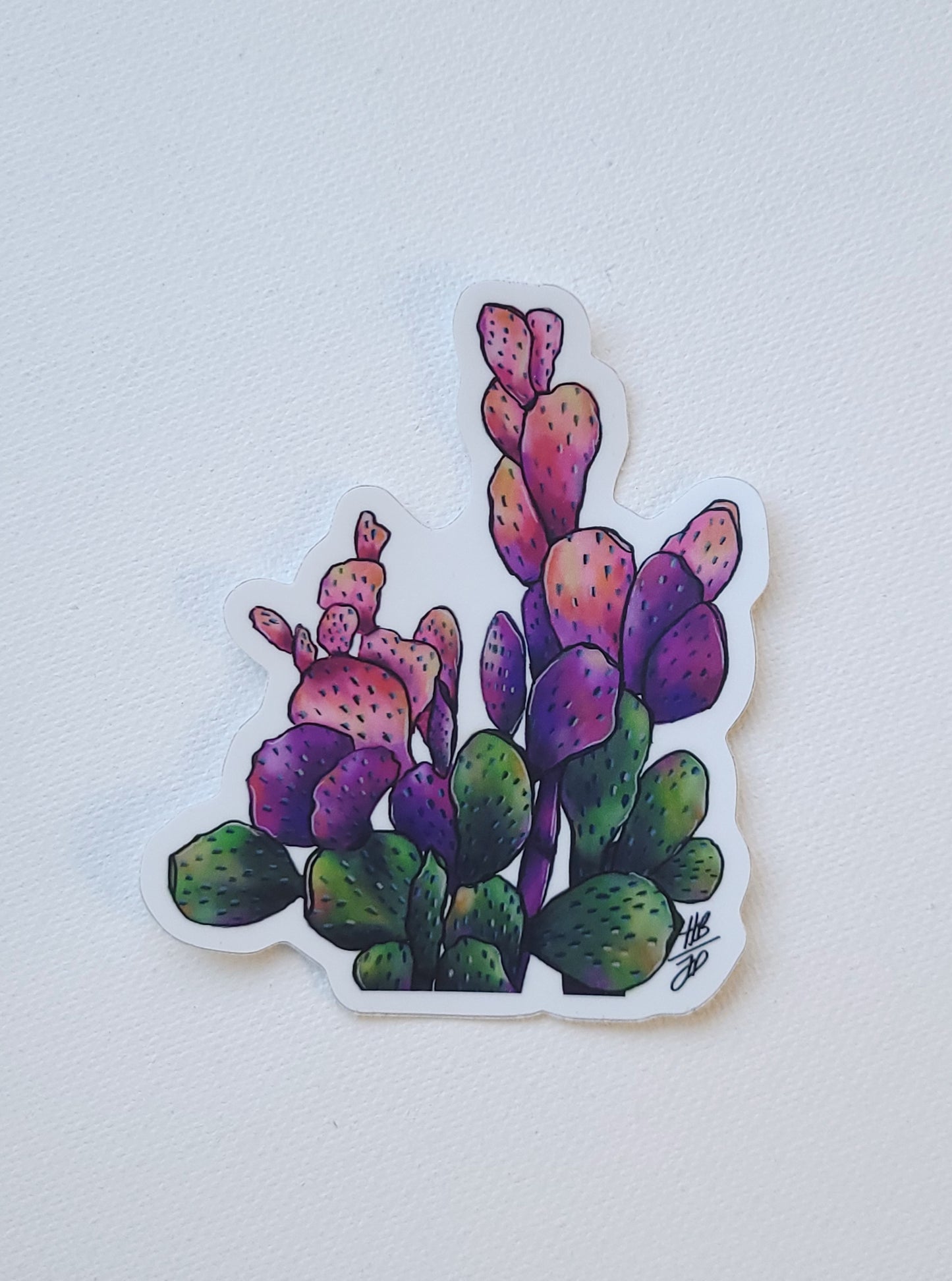 Colorful Cactus I Sticker