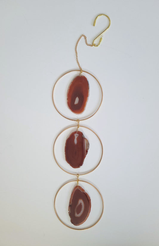 Agate Window Chain - Orange II