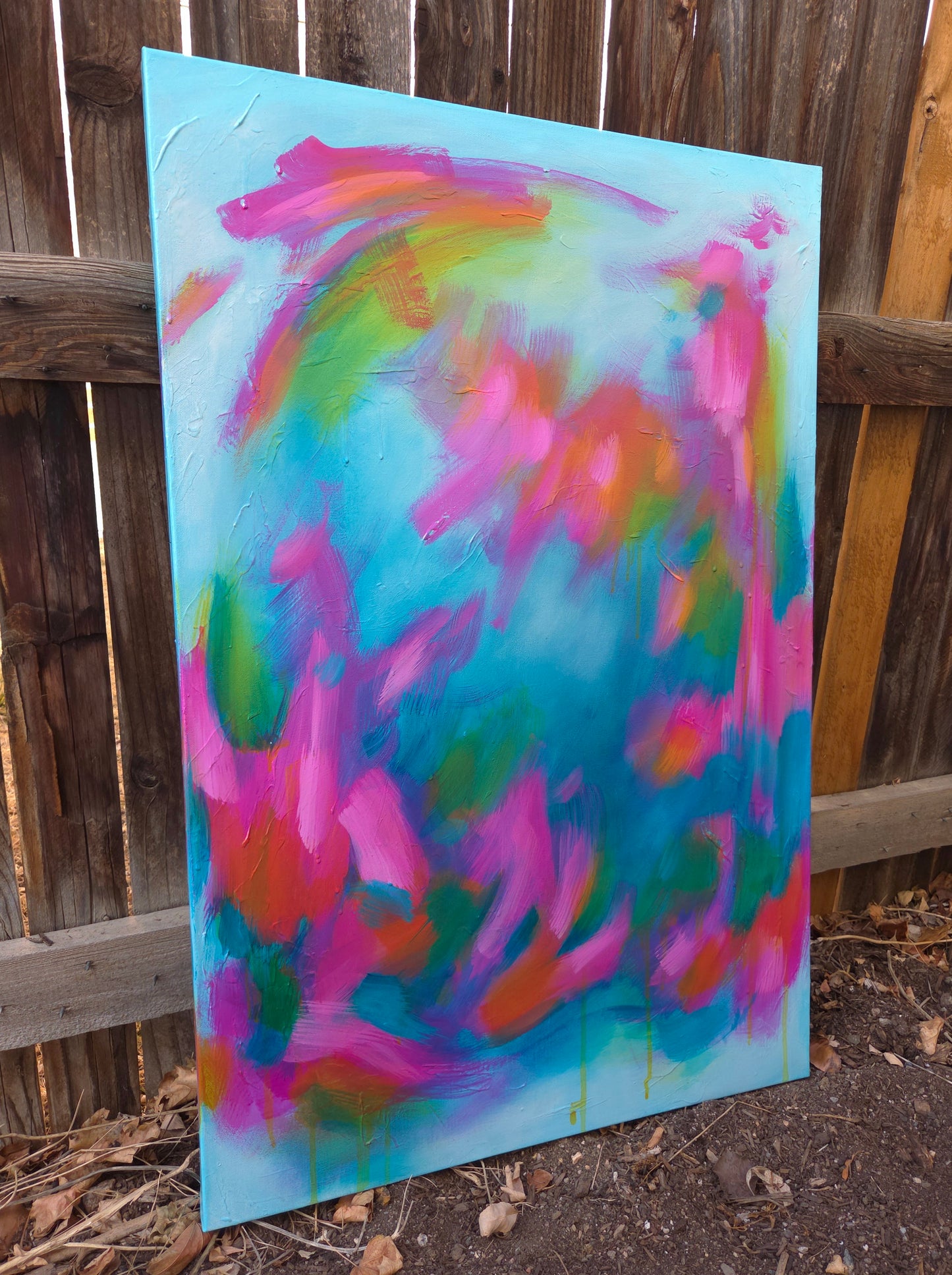 24x36 Wildflower Riot