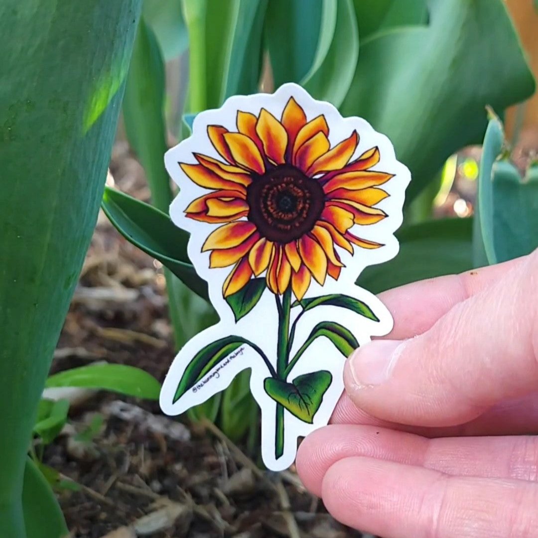 Sunflower Sticker