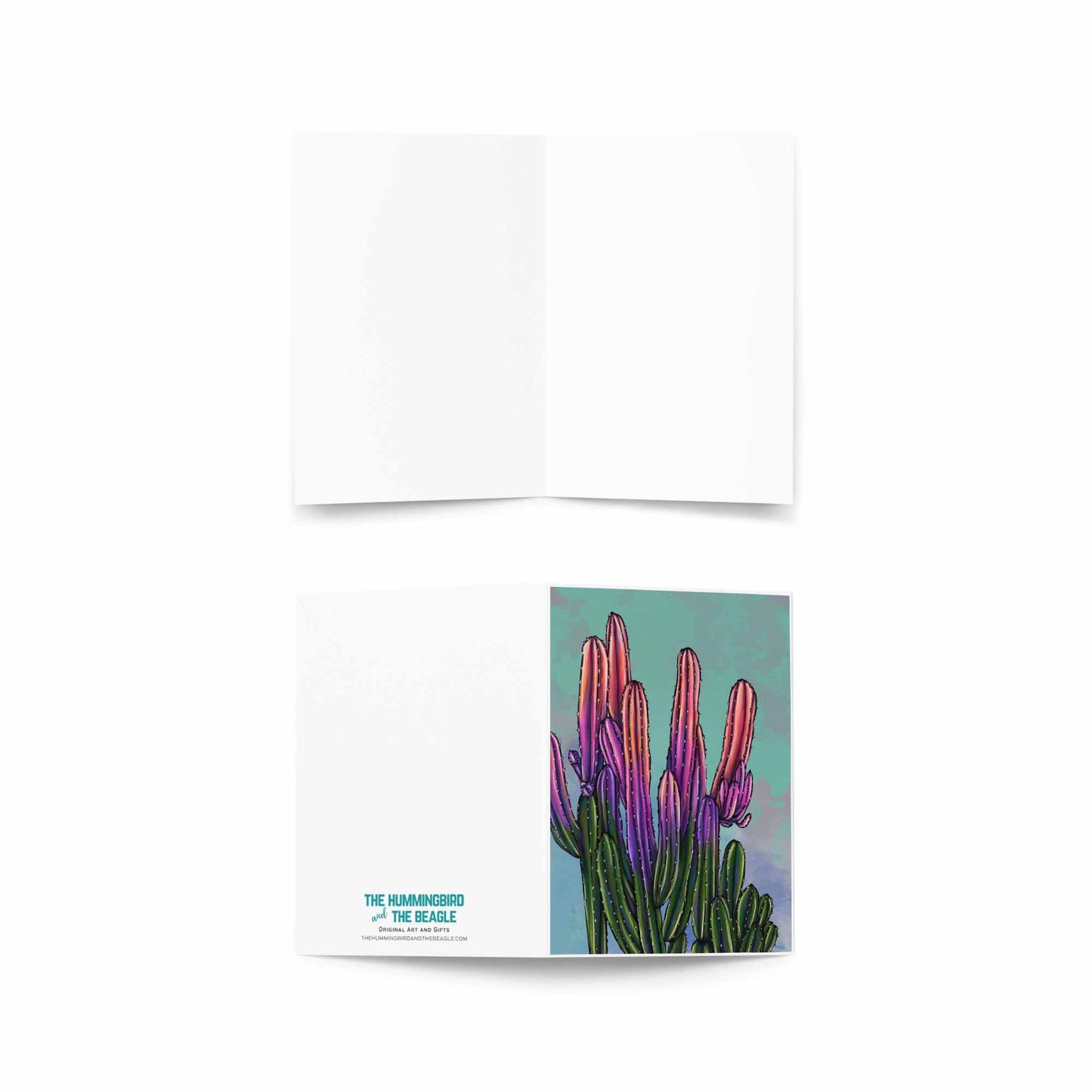Colorful Cactus II Greeting Card