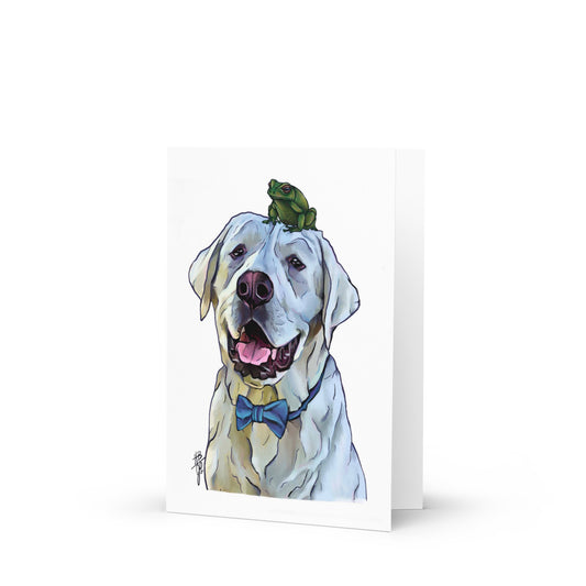 Snowball and Jameson Greeting Card