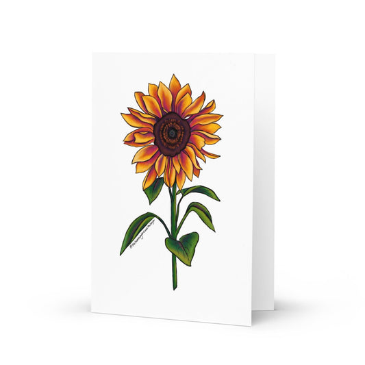 Sunflower Greeting Card