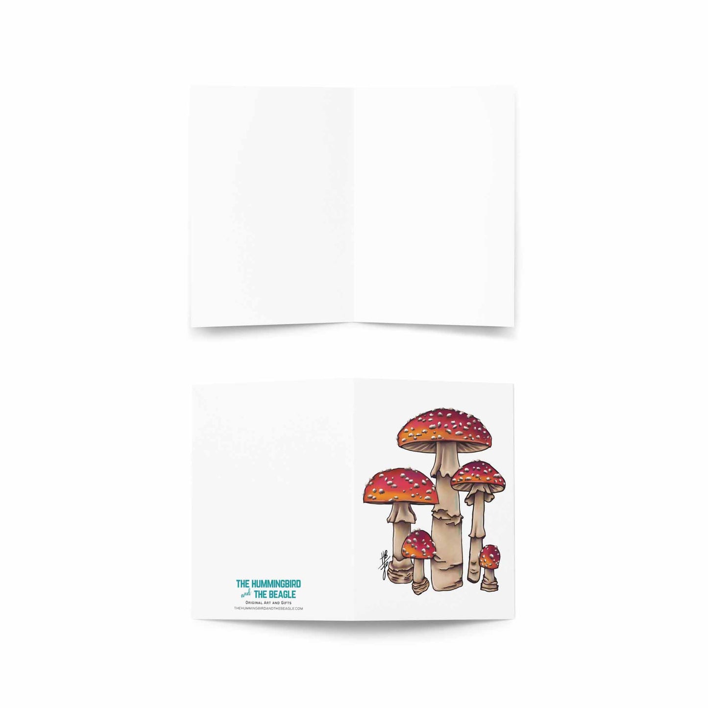 Group of Mushrooms Greeting Card