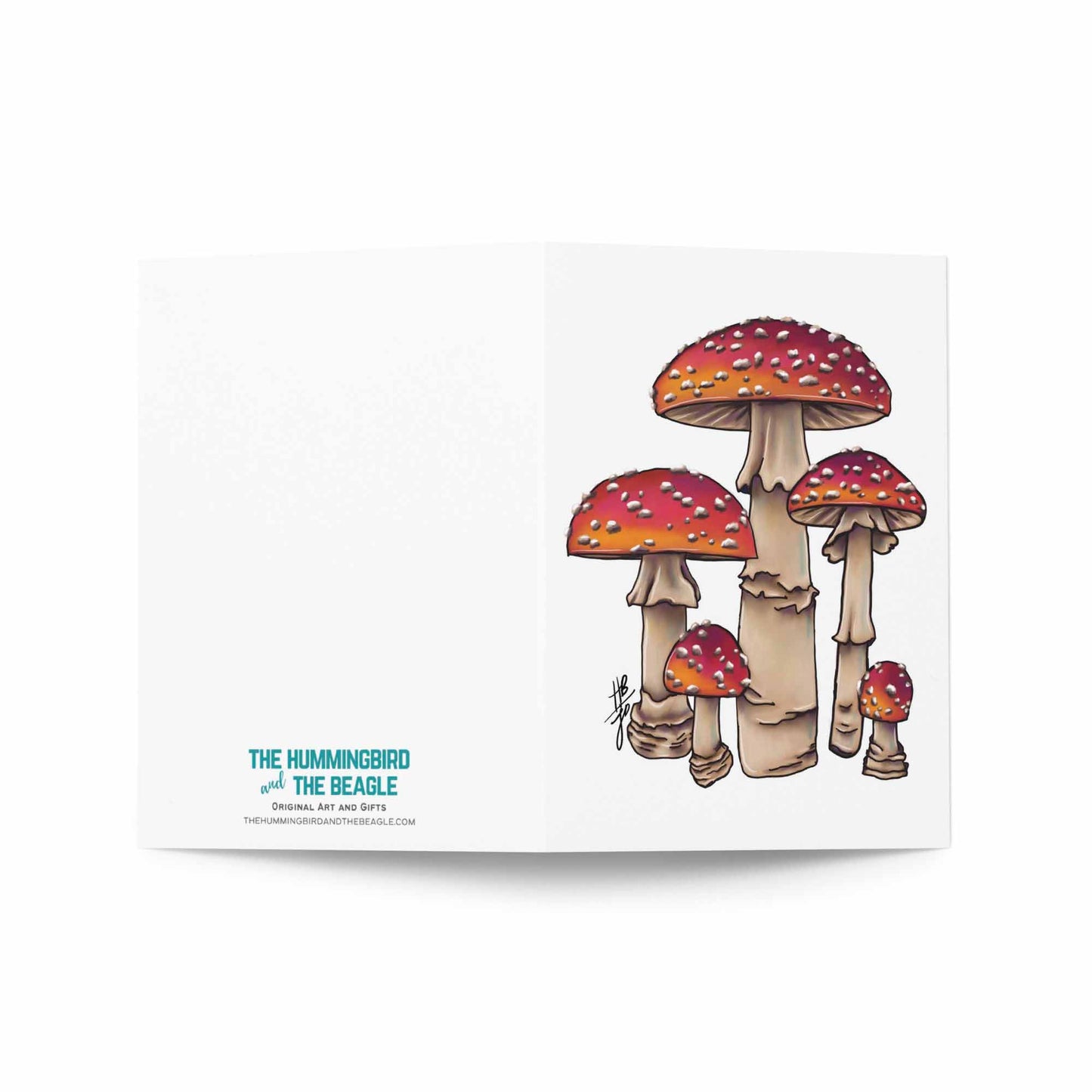 Group of Mushrooms Greeting Card