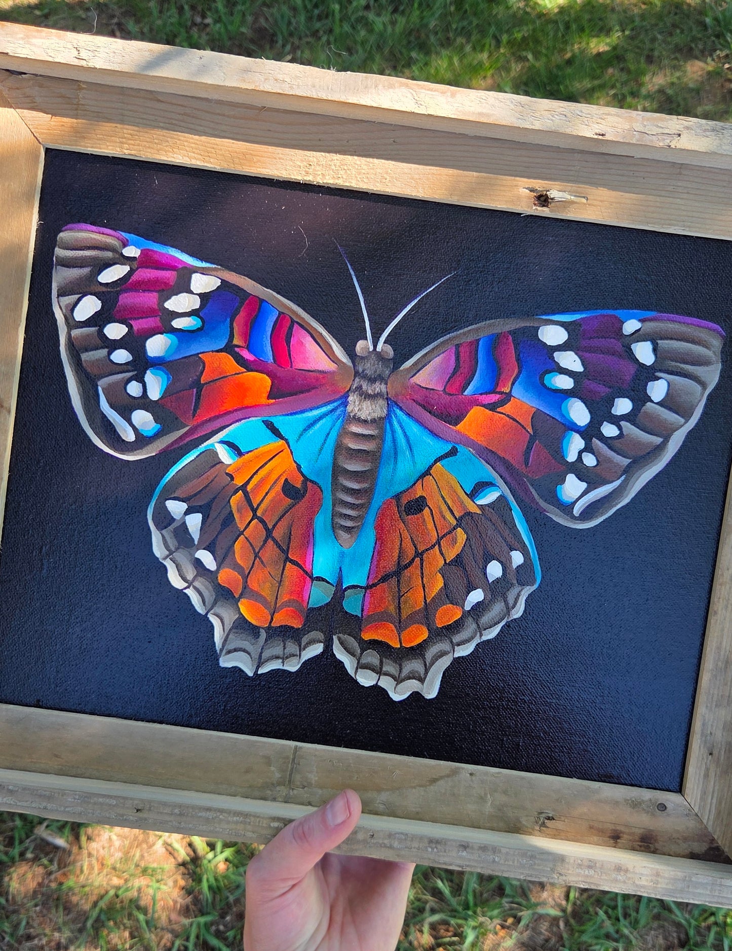 11x14 Rainbow Butterfly